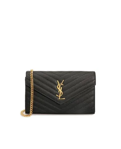 Saint Laurent Шкіряна сумка Cassandre Chain Wallet - Артикул: 377828-BOW01