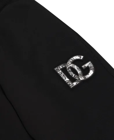 Dolce&Gabbana Детские брюки с принтом логотипа - Артикул: L4JPIG-G7PEM-B