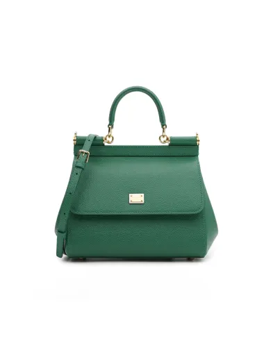 Dolce&Gabbana Сумка Sicily Medium из телячьей кожи - Артикул: BB6003-B1001