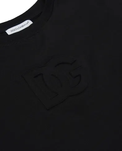 Dolce&Gabbana Детская футболка с логотипом DG - Артикул: L4JTHV-G7O5R-S