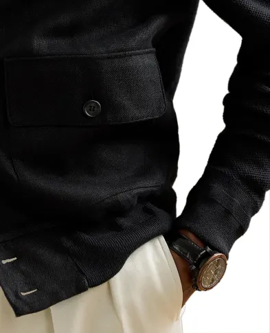 Ralph Lauren Purple Label Кардиган из шелка и льна - Артикул: 790973319002