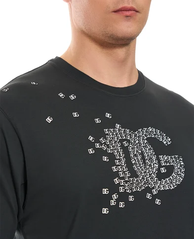Dolce&Gabbana Футболка з принтом логотипа - Артикул: G8PN9T-G7P9Z