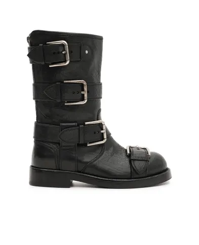 Dolce&Gabbana Ботинки из кожи - Артикул: CT1106-AW352