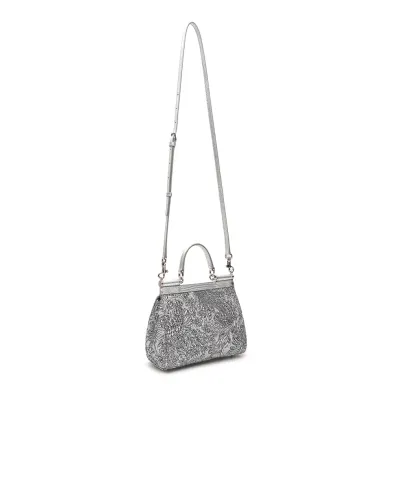 Dolce&Gabbana Сумка Sicily среднего размера из парчи - Артикул: BB6003-BR817