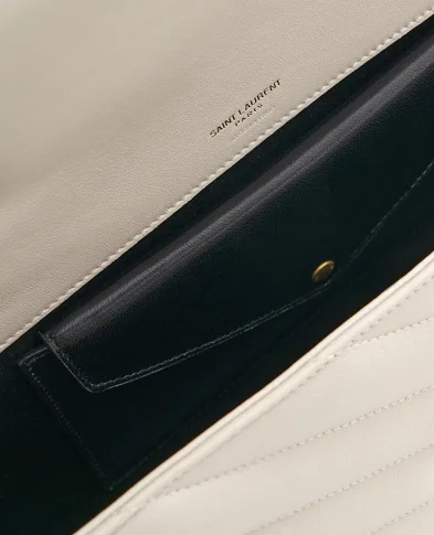 Saint Laurent Сумка из кожи Loulou Medium - Артикул: 801439-AAEAX