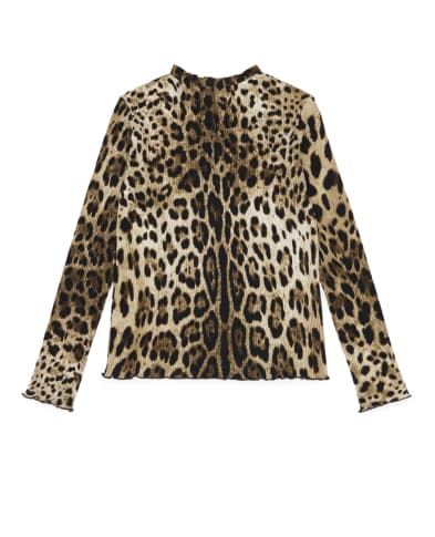Dolce&Gabbana Детский гольф с леопардовым принтом - Артикул: L5JTQC-HS7Q6-S