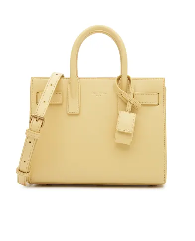 Saint Laurent Кожаная сумка Sac de Jour - Артикул: 392035-02G9W