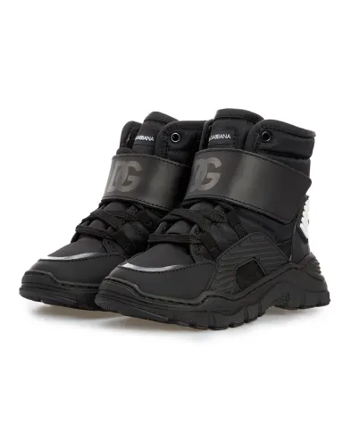 Dolce&Gabbana Детские хайтопы - Артикул: DA0984-AO555-M