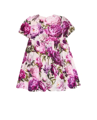 Dolce&Gabbana Детское платье в цветочный принт - Артикул: L23DP2-G7QZX