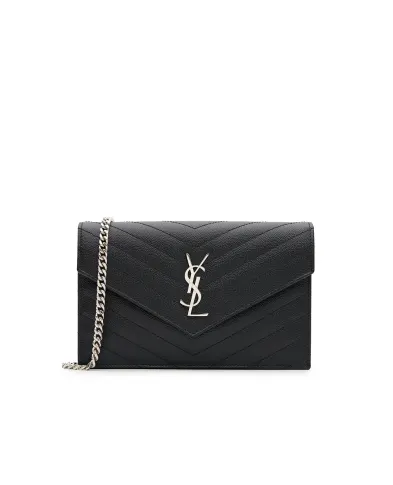 Saint Laurent Сумка-конверт Cassandre из телячьей кожи - Артикул: 857605-BOW02