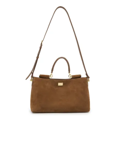 Dolce&Gabbana Сумка Vittoria из телячьей замши - Артикул: BB7896-A0775
