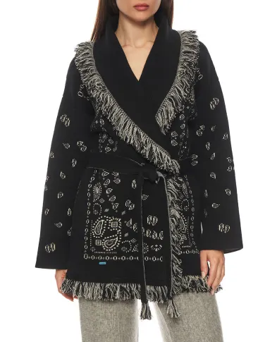 Alanui Жаккардовый кардиган Bandana из кашемира - Артикул: LWHB064E26KNI0021084