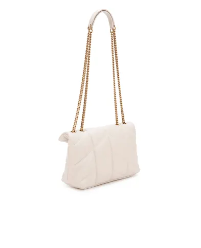Saint Laurent Кожаная сумка Loulou Puffer Toy - Артикул: 759337-1EL07