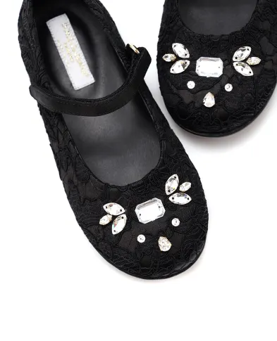 Dolce&Gabbana Дитячі шкіряні балетки - Артикул: D20057-A9158