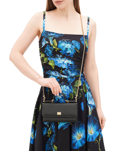 Dolce&Gabbana Кожаная сумка Sicily Phone Bag - Артикул: BI3280-A1001