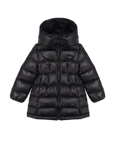 Dolce&Gabbana Детский пуховик - Артикул: L5JBO1-G7M4K-B