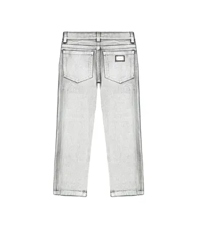 Dolce&Gabbana Детские джинсы - Артикул: L42F37-LD992-S