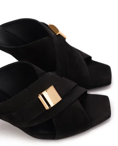 Balmain Мюлі Uma - Артикул: CN1UR978LCMK