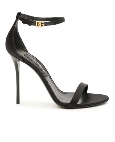 Dolce&Gabbana Босоножки Keira из атласа - Артикул: CR2018-A7630
