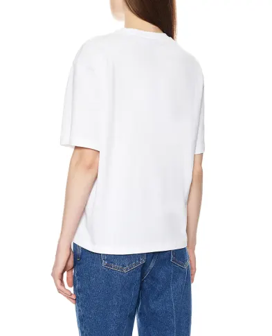 Balmain Футболка с цветочным принтом - Артикул: HF1EG110GF64