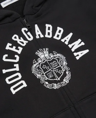 Dolce&Gabbana Детская толстовка с капюшоном (костюм) - Артикул: L4JWKL-G7PTH-B