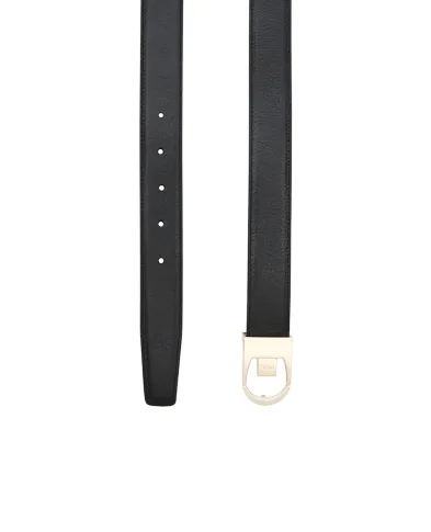 Saint Laurent Двухсторонний кожаный ремень - Артикул: 828728-AAEWG
