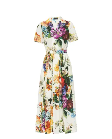 Dolce&Gabbana Платье с цветочным принтом - Артикул: F6TVLT-HS5TR