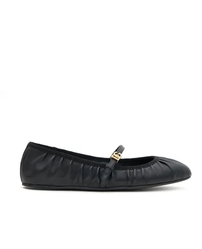 Dolce&Gabbana Кожаные балетки Vally - Артикул: CB0257-AD137