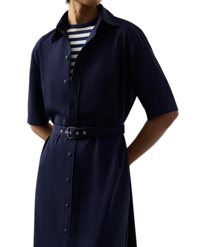 Ralph Lauren Collection Платье-рубашка Carol из шерсти - Артикул: 290P10063001