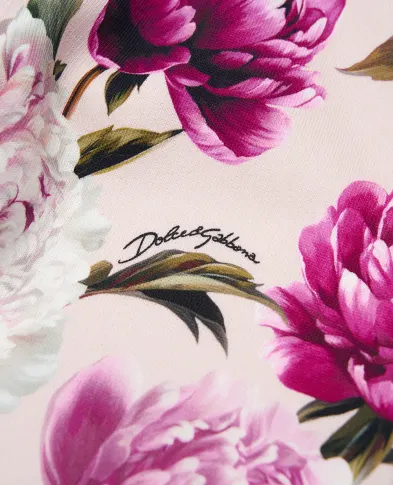 Dolce&Gabbana Детские брюки в цветочный принт (костюм) - Артикул: L2JPIO-G7QWQ
