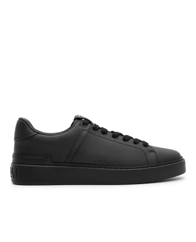 Balmain Кроссовки B-Court из телячьей кожи - Артикул: GM1VI288LVTR
