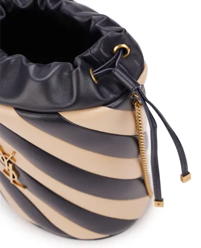 Saint Laurent Шкіряна сумка Alix Gold - Артикул: 734949-AABR6