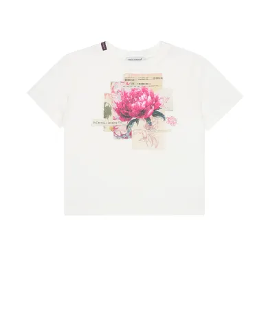 Dolce&Gabbana Детская футболка - Артикул: L5JTNK-G7QUT-S