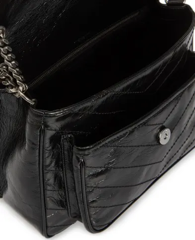 Saint Laurent Кожаная сумка Niki Medium - Артикул: 633158-0EN04-