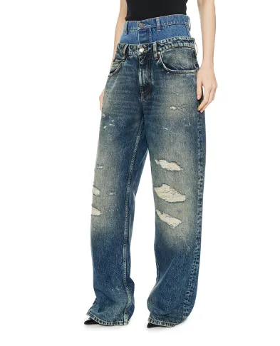 Dolce&Gabbana Джинси з подвійною талією - Артикул: FTDGSD-G8OH5