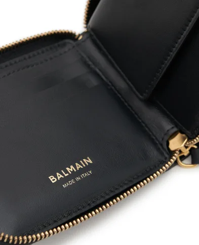 Balmain Кожанный кошелек Anthem - Артикул: FN1NK261LVAA