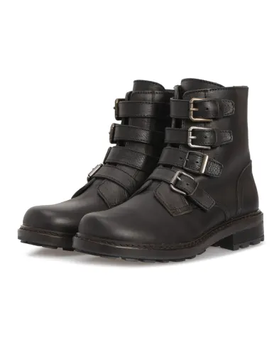 Dolce&Gabbana Детские кожаные ботинки - Артикул: DA0556-A1032-M