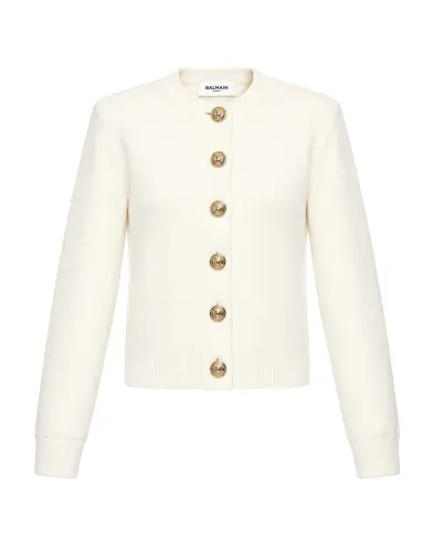 Balmain Кардиган из шерсти и кашемира - Артикул: CA0000000013
