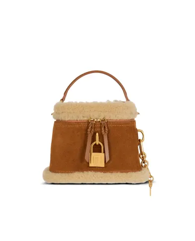 Balmain Сумка Pulse Vanity з овечої замші - Артикул: HN1BH004LMOS