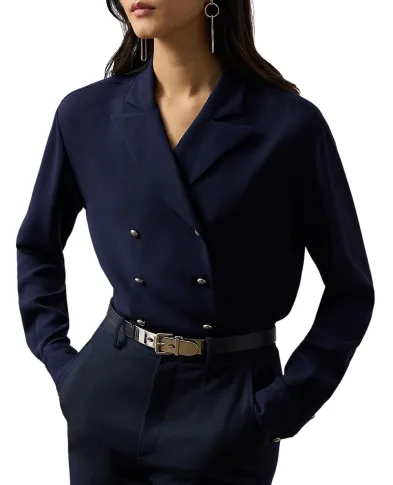 Ralph Lauren Collection Рубашка Terrel из шелка - Артикул: 290P10027001