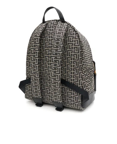 Balmain Рюкзак Pulse с монограммой и жаккардовым узором - Артикул: GM1GE276TJOL