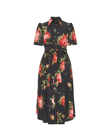 Dolce&Gabbana Платье-рубашка с цветочным принтом - Артикул: F6JFNT-HS5UT