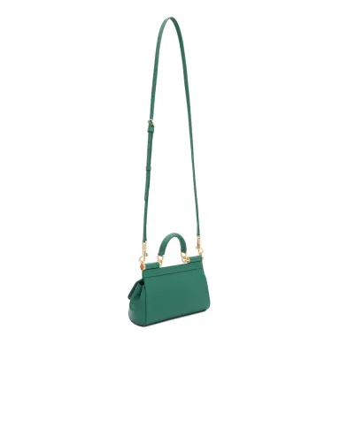 Dolce&Gabbana Сумка Sicily Small из телячьей кожи - Артикул: BB7116-B1001