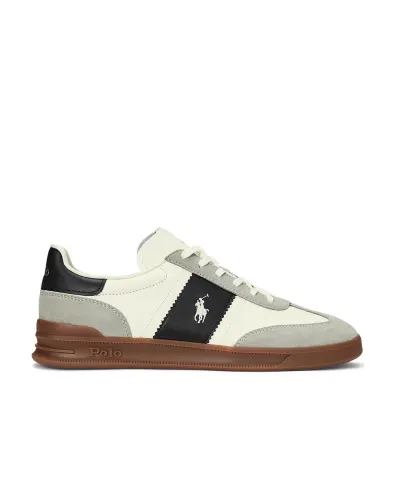 Polo Ralph Lauren Кроссовки Heritage Aera из кожи и замши - Артикул: 809956119002