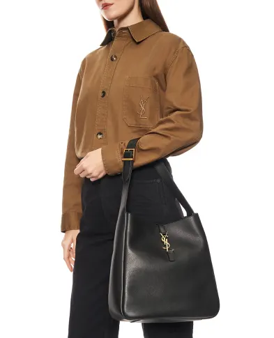 Saint Laurent Сумка LE 5À7 Large з телячої шкіри - Артикул: 850545-AAAUQ