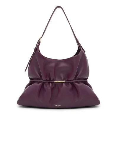 Balmain Сумка SPHYNX medium из овечьей кожи - Артикул: HN0DB094LNPH