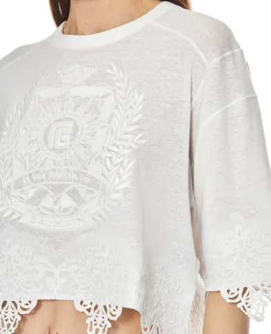 Balmain Топ із льону - Артикул: FF1EE130BD05