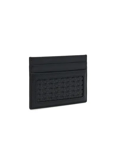Dolce&Gabbana Визитница из плетеной телячьей кожи - Артикул: BP0330-AN419