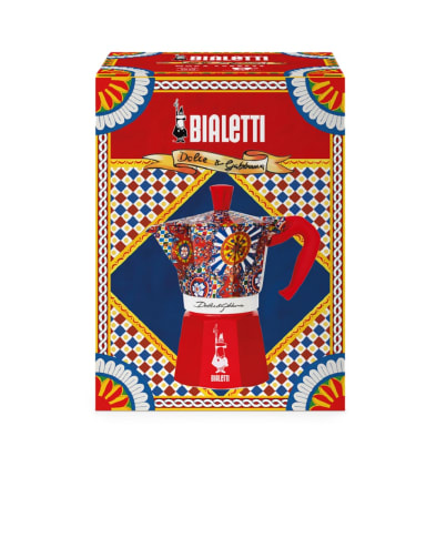 Dolce&Gabbana Гейзерная Кофеварка Moka Express Bialetti - Артикул: TCCE15-TCAEF