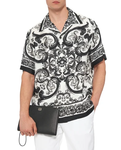Dolce&Gabbana Рубашка Hawaii из шелка - Артикул: G5JH9T-HI1S6